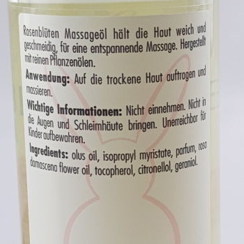 Rosenblüten Massage-Öl 100ml